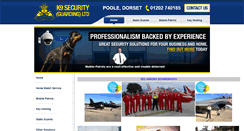 Desktop Screenshot of k9securityguarding.com